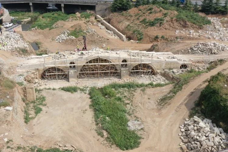 Dilovası'ndaki tarihi köprü restore ediliyor