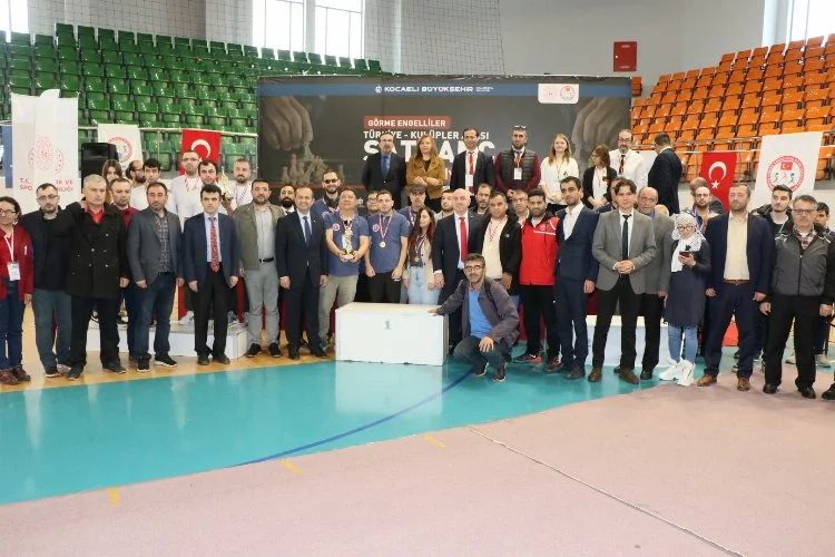 Görme Engelliler Türkiye Satranç Şampiyonası Kocaeli’de düzenlendi