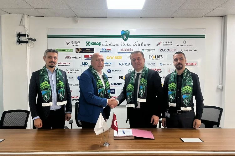 Kocaeli Bilnet ve Bilgi Köprüsü’nden Kocaelispor ile sponsorluk anlaşması