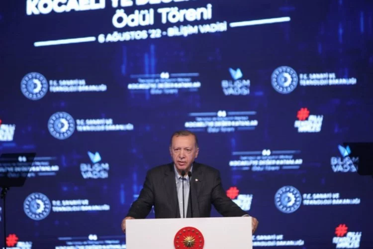 Sanayi ve Teknolojinin Merkezi Kocaeli'ye Değer Katanlar Ödül Töreni” Cumhurbaşkanımız Sayın Recep Tayyip Erdoğan'ın Teşrifleriyle Gerçekleştirildi